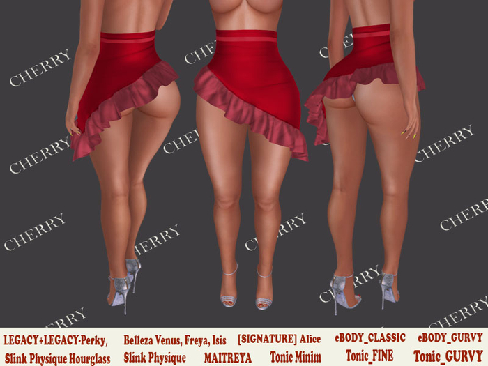 Cherry /skirt  RED