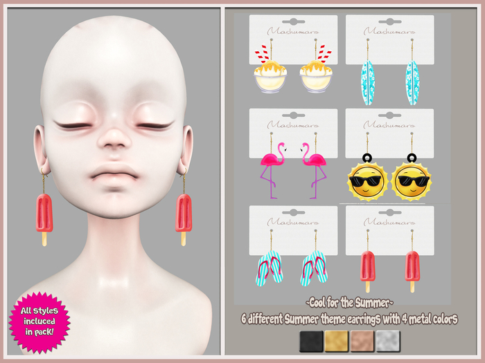 ~[Mashumaro]~ Cool for the Summer Earrings