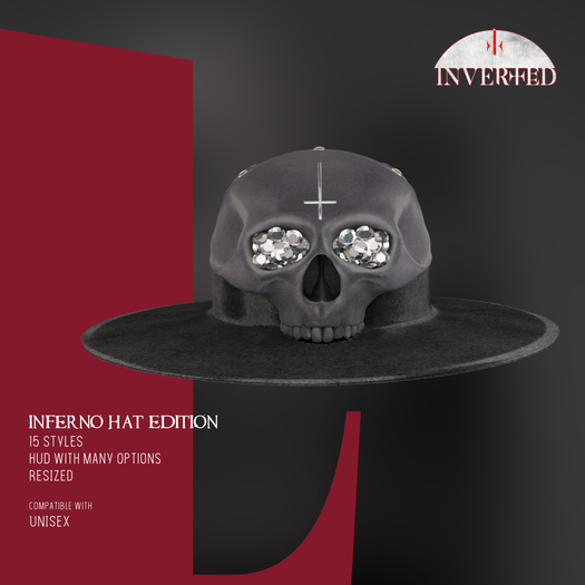 +INVERTED+ Inferno Hat EDITION -Gray-