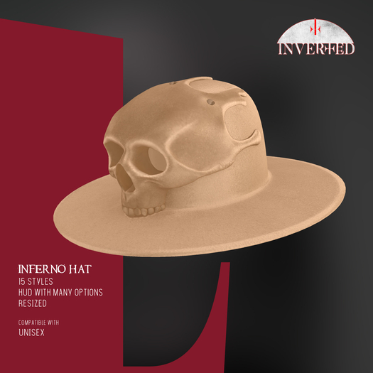 +INVERTED+ Inferno Hat -Beige-
