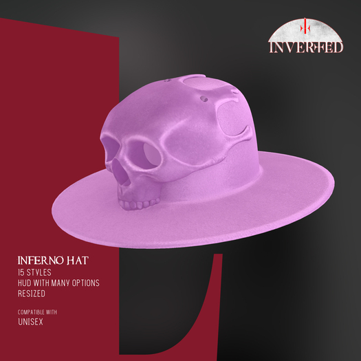 +INVERTED+ Inferno Hat -Lavender-
