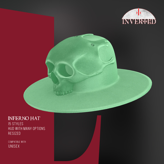 +INVERTED+ Inferno Hat -Pistacho-