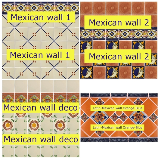 Latin - Mexican walls  texture pack