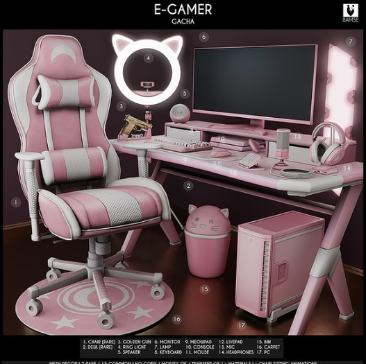 10. BAMSE : E-GAMER - Console
