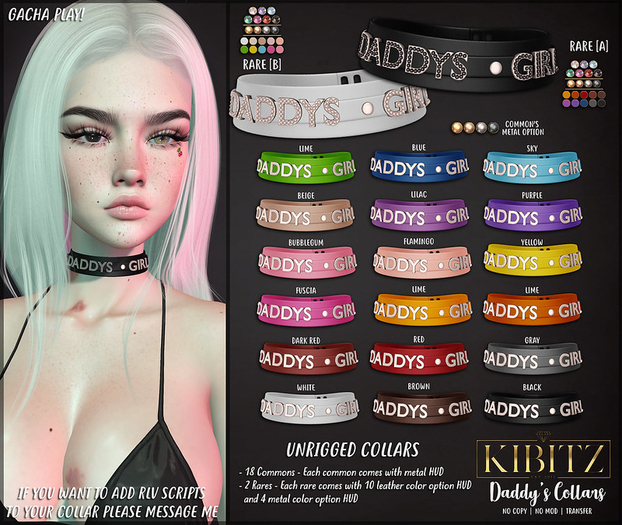 Kibitz - Daddy's collar - orange