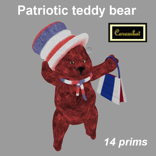 Patriotic teddy bear