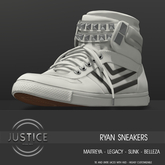 [JUSTICE] LADIES RYAN SNEAKERS - SNOW