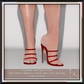[HC] Quorra Red Heels for Slink, Belleza, Maitreya, eBody, Signature, Legacy & Tonic