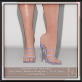 [HC] Quorra Lilac Heels for Slink, Belleza, Maitreya, eBody, Signature, Legacy & Tonic