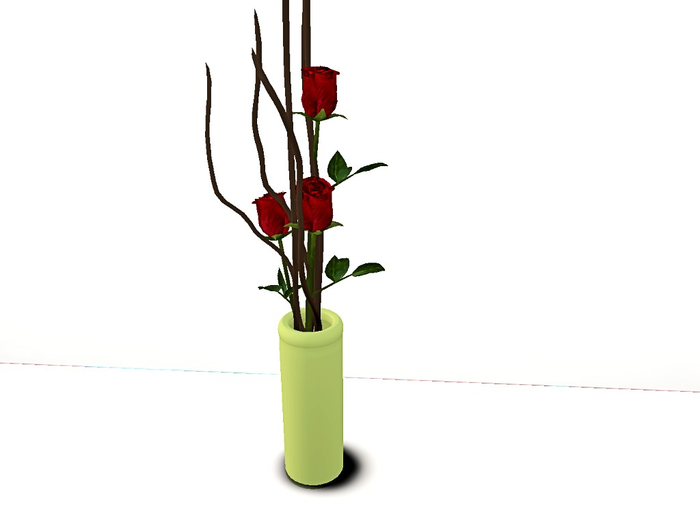 [Art Emporium] Floral Shop (boxed)- 3 Long Stem