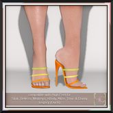 [HC] Quorra Citrus Heels for Slink, Belleza, Maitreya, eBody, Signature, Legacy & Tonic