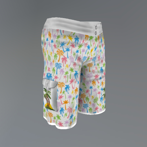 Rainbow Palm Tree Signature Shorts