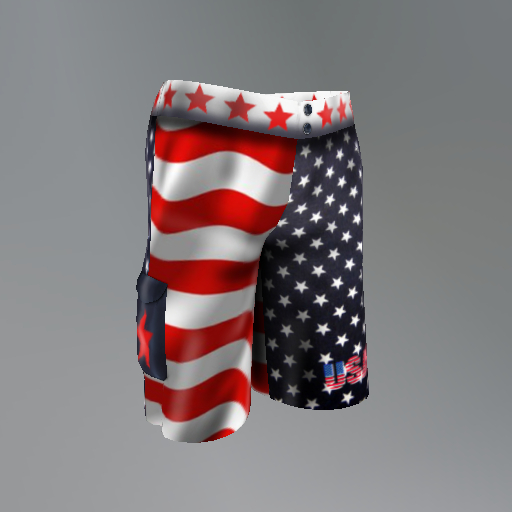 Patriotic Slink Shorts