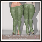 [HC] Quorra Green Leggings for Slink, Belleza, Maitreya, eBody, Signature, Legacy & Tonic