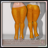 [HC] Quorra Orange Leggings for Slink, Belleza, Maitreya, eBody, Signature, Legacy & Tonic
