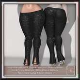 [HC] Quorra Black Leggings for Slink, Belleza, Maitreya, eBody, Signature, Legacy & Tonic