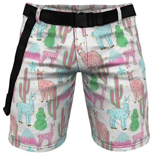 RIOT / Jacob Khaki Shorts - Pattern - Llama1 | Jake/ Gianni / Legacy