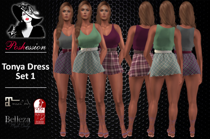 (POSHESSION) TONYA TANK DRESS SET 1