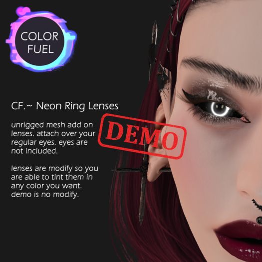 CF.~ Neon Ring Lenses  DEMO