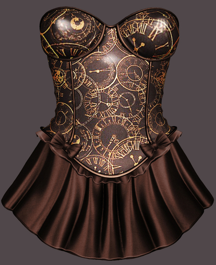 SKBW Steampunk Dress - Copper