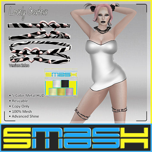 SMASH - Lovely Garters (Version: Zebra)