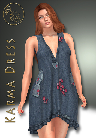 ***ArisarisB&W~AlCo06~Karma Dress-HUD(ADD)