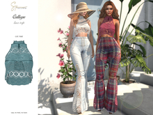 S&P Calliope top teal - Lara + Petite - Legacy + Perky