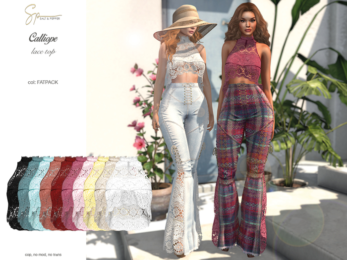 S&P Calliope top FATPACK - Lara + Petite - Legacy + Perky