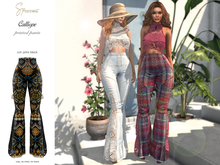 S&P Calliope pants print black - Lara + Petite - Legacy + Perky