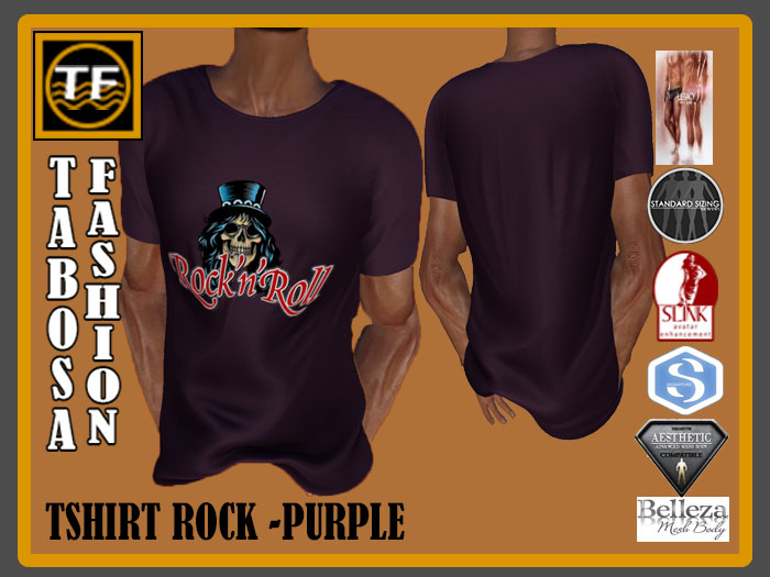 [TF] TSHIRT - ROCK - PURPLE - 01
