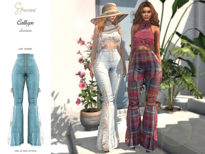 S&P Calliope pants ocean - Lara + Petite - Legacy + Perky