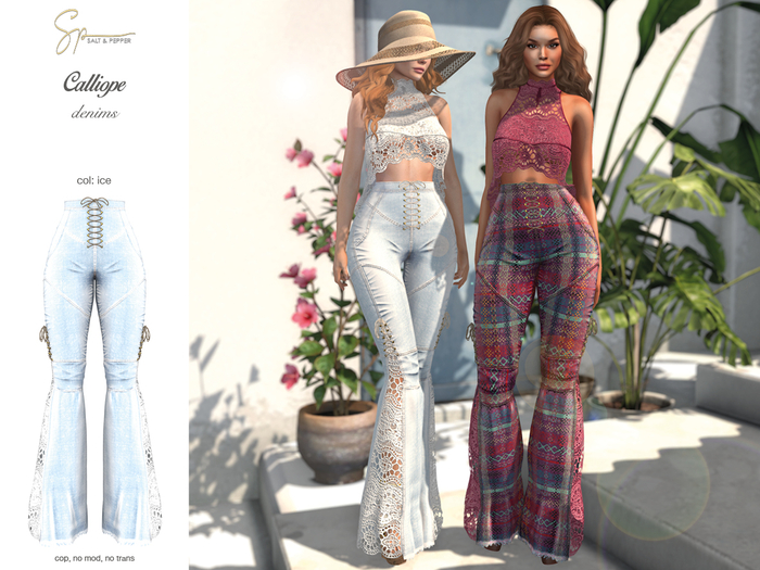 S&P Calliope denim pants ice - Lara + Petite - Legacy + Perky