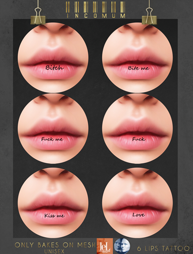 -IN- Lips Tattoo - BOM