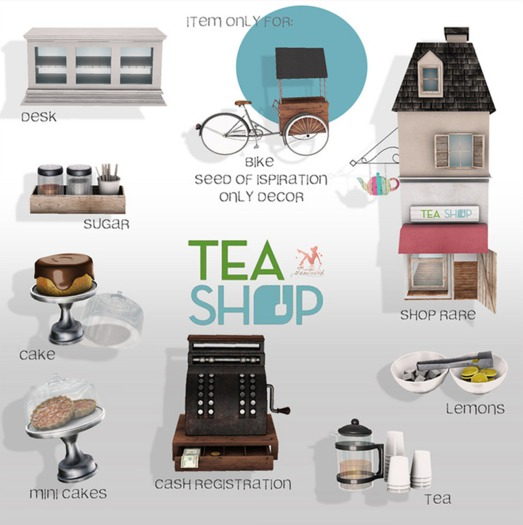 *Tentacio* Tea Shop, bike exclusive SOI - DECOR