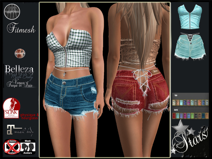 Stars - Maitreya, Slink, Legacy, Belleza - Monica