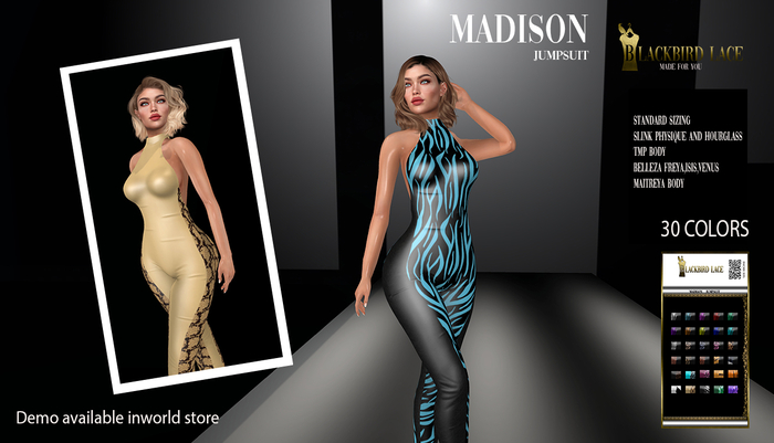 Madison Jumpsuit  by Blackbird Lace