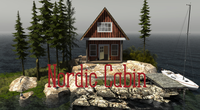 Nordic red cabin