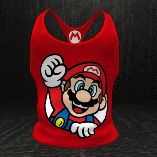 WL -Mario B Tank Top Aesthetic