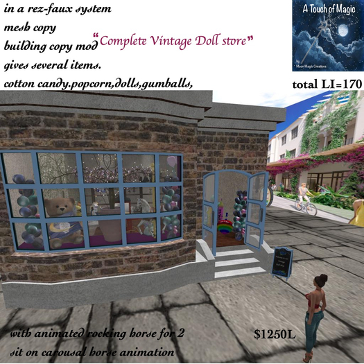Complete Vintage Doll Store-Crate