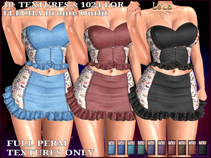 FLECHA Bronte Fitted Outfit Textures Pack 3