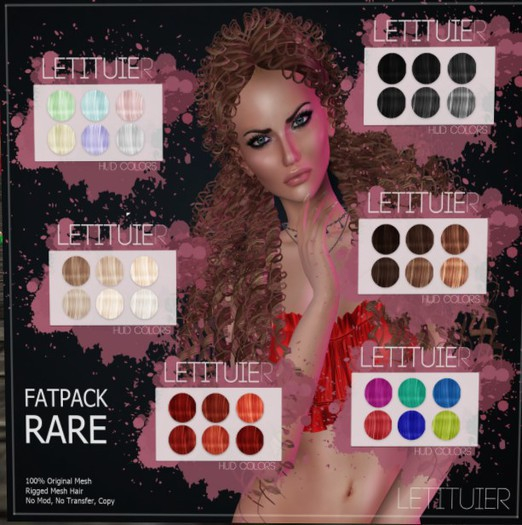 {Letituier} Cida Hair - Black GACHA