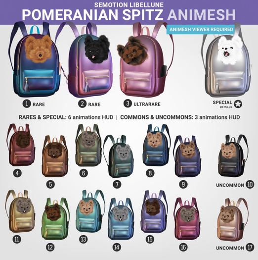 SEmotion Libellune Pomeranian Spitz Animesh #16