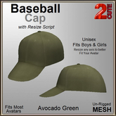 [2cute] Baseball Cap - Avocado