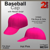 [2cute] Baseball Cap - Hot Pink