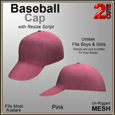 [2cute] Baseball Cap - Pink