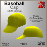 [2cute] Baseball Cap - Yellow