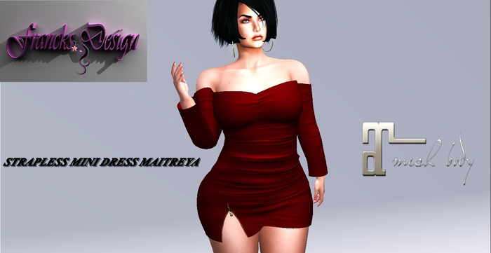 Strapless Mini Dress MAITREYA 7 Colors