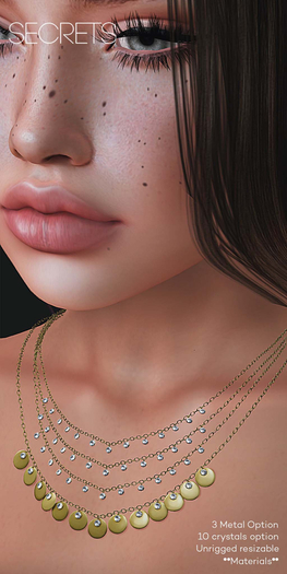 -SECRETS- Isis Necklace Set - Silver - Boxed