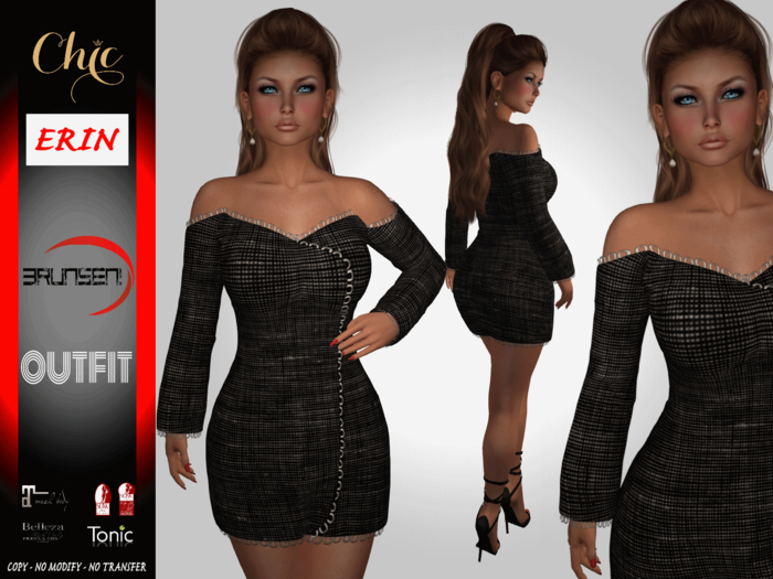 Brunsen Couture - Erin Gray Dress + Shoes