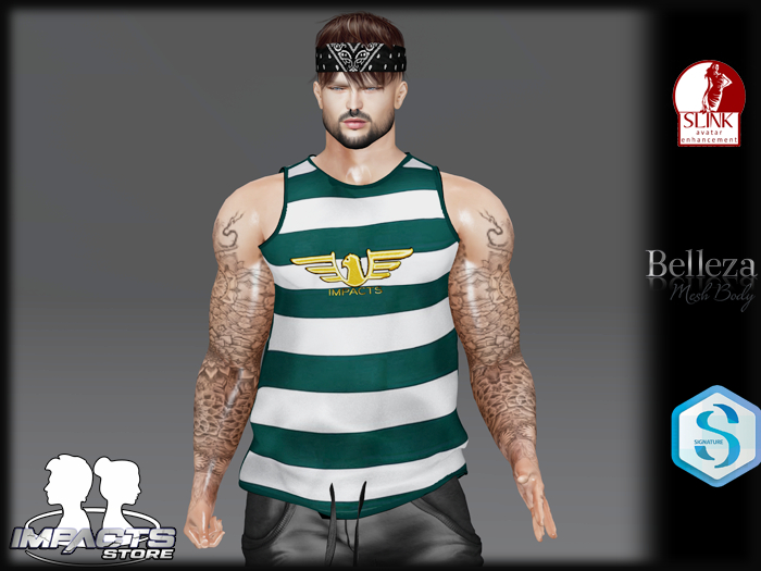 IMPACTS-TANK TOP RIVER  14 SIGNATURE/BELLEZA/SLINK